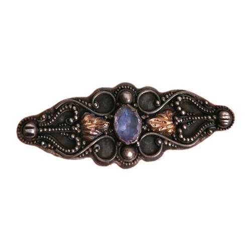 Vintage antik silberbrosche - vintage,