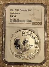 Zertifizierte Silbermünze