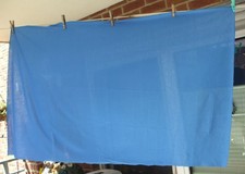 Stoffe-Stoffreste-Meterware-Nähen-Basteln-Blau-Leichter Glanz-Ca.120 x 76 cm