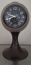 Blessing Design Kugel  Wecker Kugeluhr in braun  1970er 70er Space age Sputnik
