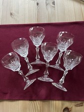 6 Bleikristallgläser Schott