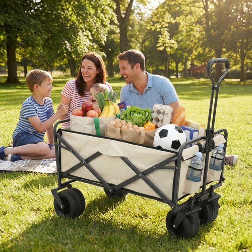 150kg 120l bollerwagen - bollerwagen, faltbar