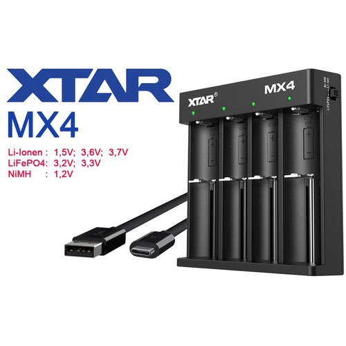 Xtar mx4 ladegerät für 5v - mx4,