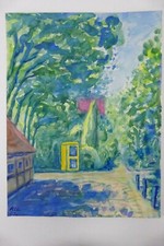 Wilhelm Klußmann Aquarell