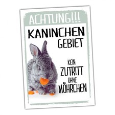 Achtung Kaninchen Kein Zutritt