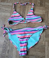 Bikini von H&M Größe 134-140 mehrfarbig gestreift