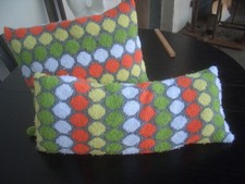 Kissen - bunte Kreise - 70 er