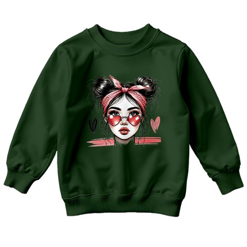 Herz sonnenbrille space buns - herz,