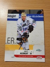 DEL2 18-19 2018-2019 PROMOTION PROMO Matt McKnight Bietigheim Steelers