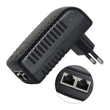 DC48V 0.5A Wall PoE Injector Ethernet Adapter Power Supply RJ45 LAN for Phone