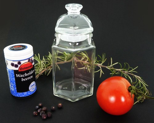 Gewürzglas sechseck glas - gewÜrzglas,