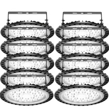 10X 100W UFO LED Hallenbeleuchtung Industrielampe Hallenstrahler Hallenleuchte