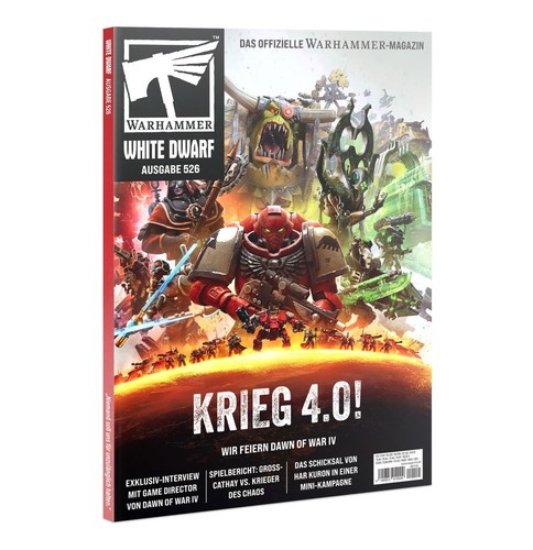 Warhammer white dwarf 526 - white,