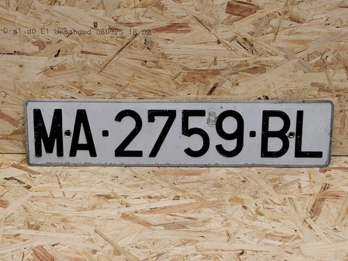 Altes nummernschild spanien - altes,