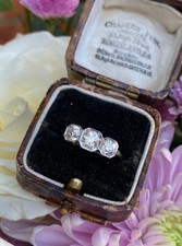 Drei steine altschliff diamant - drei,