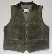 Trachtenweste Lederweste Jacke Gr.27 (54) Herren Distler Oktoberfest