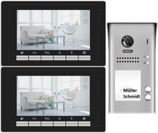 Zweifamilien Sprechanlage 2Familien 2Draht Video Türsprechanlage Videoklingel