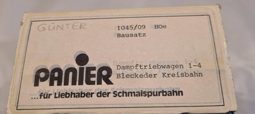 Panier komplettbausatz h0e - panier,