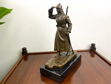 Bronze Sculpture Soldier Art