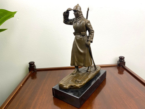 Bronze skulptur soldat art - bronze,