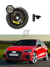 Ersatzrad Notrad Reserverad 17" für AUDI A3 - A3 SPORTBACK mit Befestigung