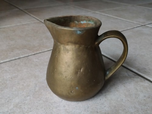Vintage messing krug schlichte - vintage,