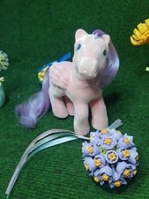 My little Pony Vintage G1 So Soft: North Star + 4 ribbons 1980s
