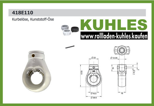 Kurbelaufnahme kugelöse für - kurbelaufnahme,