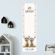 Wandtattoo Messlatte