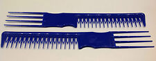 Spezial-Toupierkamm BLAU  21 cm Kamm  Toupier-Gabelkamm Gabel-Toupierkamm 10219