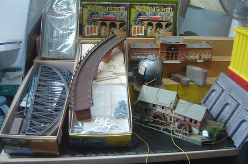 Gebaute häuser brücken - häuser, ,brücken