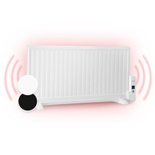 Ölradiator 1000 W Öl Radiator Heizung Thermostat Timer Wand Elektroheizung weiß