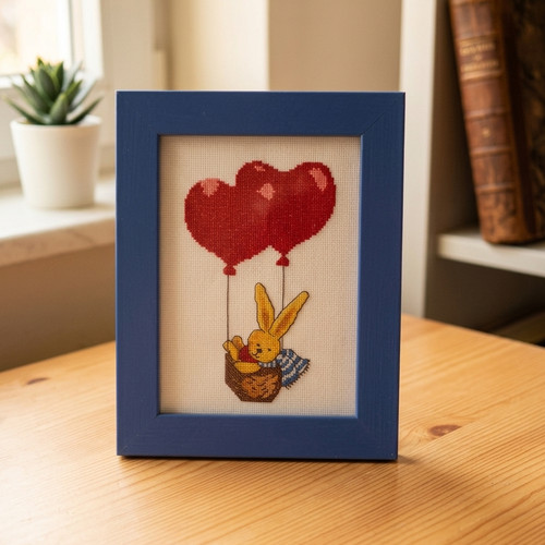 Stickbild hase felix - hase, –