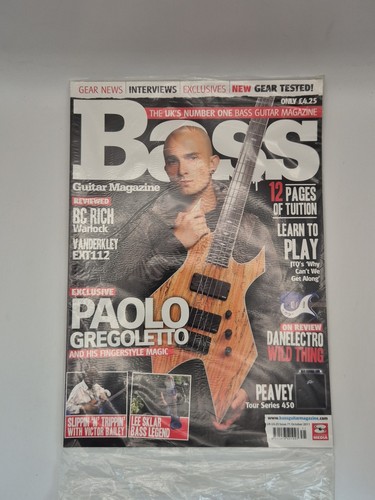 Bass guitar magazine issue - guitar,