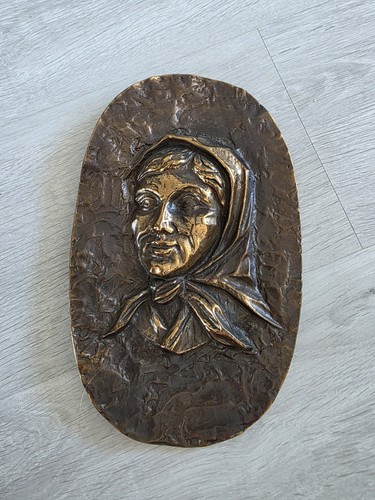 Bronze wandrelief mit - bronze,
