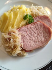 Kassler mit Sauerkraut und
