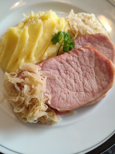 Kassler mit sauerkraut und - mit,