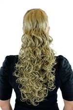 Haarteil Zopf Helles Aschblond