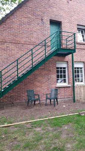 Podest stahltreppe - podest,