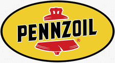Pennzoil  "oval" ca.20cm Kontur geschnittener AUFKLEBER NEU rar selten
