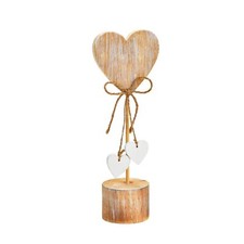 AUFSTELLER HOLZ-HERZ l