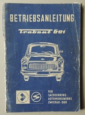 Betriebsanleitung Trabant 601 Standard / S / de Luxe - 16. Auflage 1975 - !!