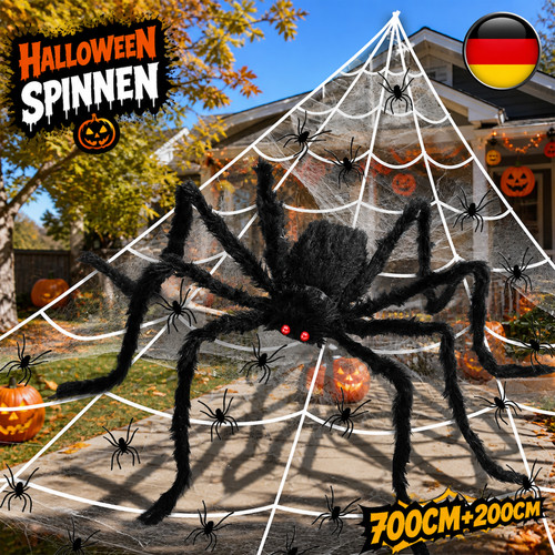 Spinnennetz halloween deko - spinnennetz,