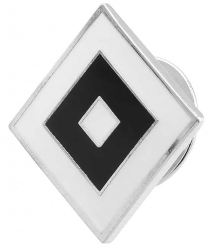Hamburger pin raute pur - pin,