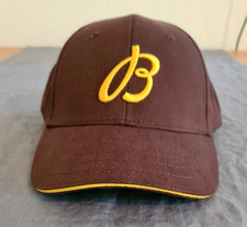 ORIG.BREITLING BASECAP NEU MIT LEDERBAND VERSCHLUSS CAP SCHIRMMÜTZE BROWN/GOLD