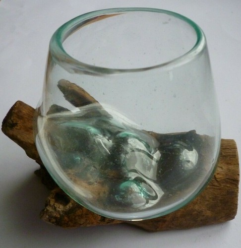 Geschmolzenes glas auf - glas,