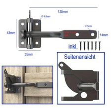 Universal Tür Riegel Türriegel Türverschluß nachrüsten Scheunentor Fallschloss