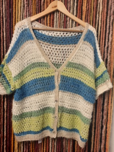 Handgestrickte sommerjacke - handgestrickte,
