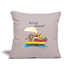 Janosch Tiger Und Bär Auf Nach Panama Kissenbezug 45 x 45 cm, One size