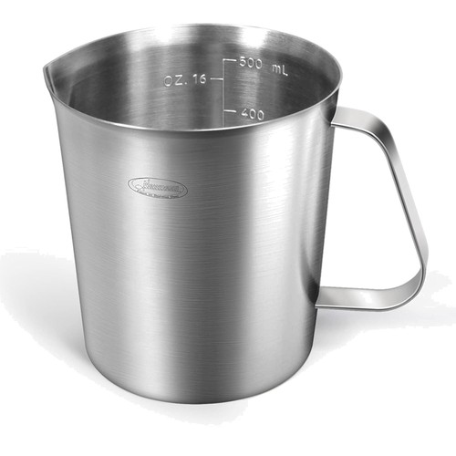 Messbecher edelstahl 500ml - edelstahl,